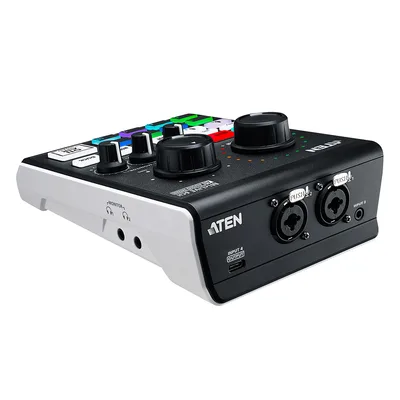Mezclador de Audio / 6 Canales / DSP con IA / Conversión 24-bit/96 kHz / USB-C / 0.42 kg