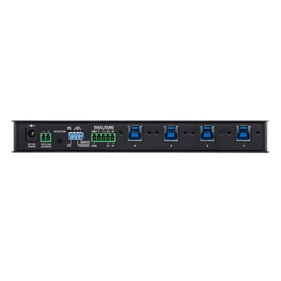 Conmutador USB industrial / 4x4 / USB 3.2 Gen 1 / Rackmount / 0-50°C / 3.9-5.9 ft cables