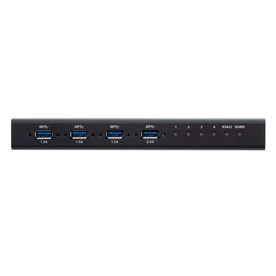 Conmutador USB industrial / 4x4 / USB 3.2 Gen 1 / Rackmount / 0-50°C / 3.9-5.9 ft cables