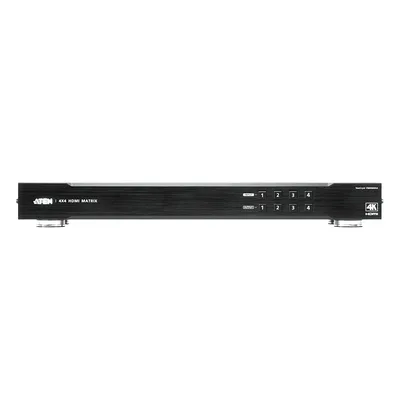 Conmutador Matricial HDMI / 4x4 / 4K UHD y DCI / 10.2 Gbps / RS-232 e IR / 5m entrada 16ft salida