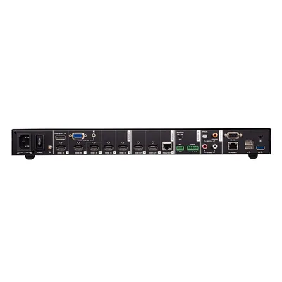 Switch Matricial / 7x3 / 4K@60Hz / HDBaseT 60m / 196.85 pies / Escalador de Video / Mezclador de Audio / Streaming