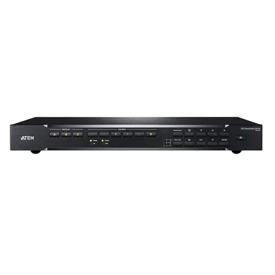 Switch Matricial / 7x3 / 4K@60Hz / HDBaseT 60m / 196.85 pies / Escalador de Video / Mezclador de Audio / Streaming