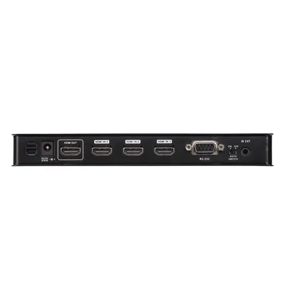 Conmutador HDMI / 4K real 4096x2160@60Hz / 18 Gbps / 4:4:4 / 12-bit Deep Color / 4 puertos / HDMI 2.0 HDCP 2.2
