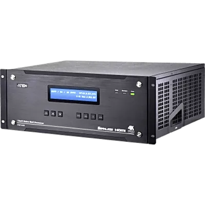 Procesador de Video Wall / 16 Entradas HDMI / 8 Salidas HDMI / True 4K@60Hz / Chasis 4U / FPGA / Redundancia Dual / Expansión 24 Displays