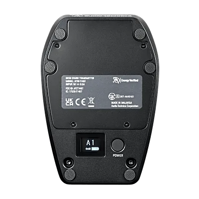 Transmisor de Micrófono de Mesa / Conector XLR-F para Gooseneck / Batería Ion-Litio 12h / USB-C / AES128 / 10-20 Canales / 2.4 GHz