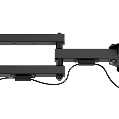 Soporte de Pared Articulado para Pantallas / VESA 75x75 a 200x200 / Hasta 43 Pulgadas / Carga 20 kg (44 lbs) / Movimiento Completo / Perfil 66 mm