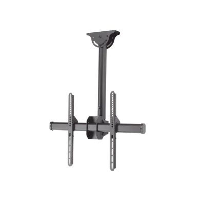 Soporte de Techo para Pantalla / VESA 200x200 a 600x400 / 37" a 70" / Carga 50 kg (110 lbs) / Extensión 560 a 910 mm (22" a 35.8") / Inclinación 0° a -25° / Giro 360°