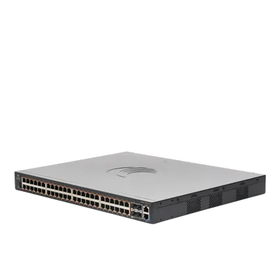 Switch Gestionable / 48 Puertos Gigabit PoE+ / 4 SFP+ 10 Gbps / 176 Gbps Throughput / Layer 2+ / PoE++ 60W