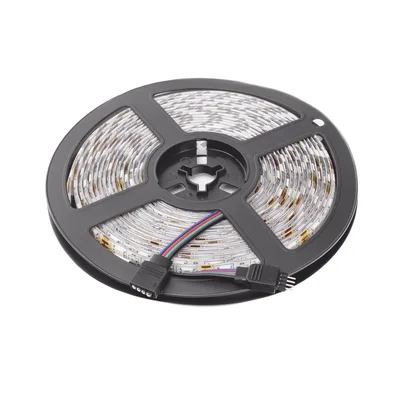 Tira LED RGB / 5 m (16.4 ft) / 12 VCC 2.5 A / IP65 / Rojo y Verde Programables / Iluminación Vehicular