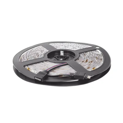 Tira LED RGB / 5 m (16.4 ft) / 12 VCC 2.5 A / IP65 / Rojo y Verde Programables / Iluminación Vehicular