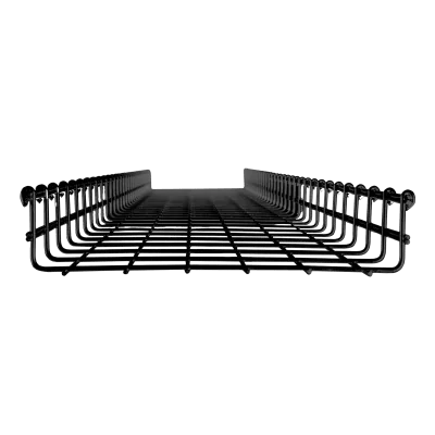 Charola Tipo Malla / Ancho 300 mm / Peralte 66 mm / Tramo 3 m (9.8 ft) / Capacidad 315 Cables UTP Cat6 / Acabado Epóxico Negro