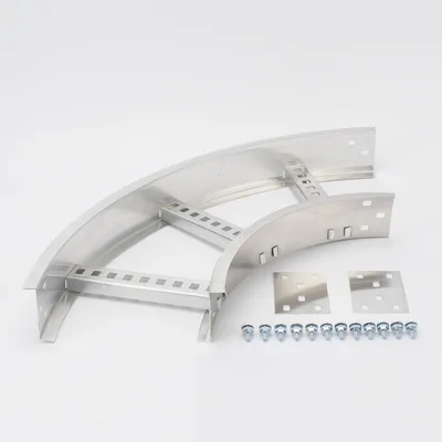 Curva Horizontal de 90° / Perfil Z / Ancho 9" / Peralte 3 1/4" / Radio 8" / Aluminio / Interior y Exterior