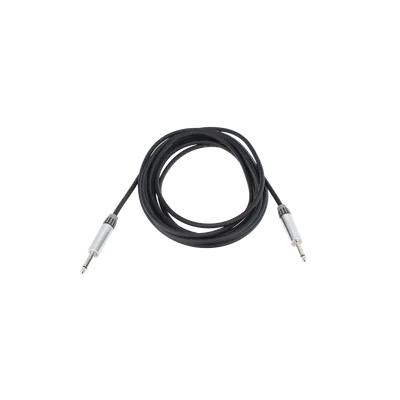 Cable de Audio / Plug 1/4 in a Plug 1/4 in Stereo / 5 m (16.4 ft) / Conectores Cromados / Blindado