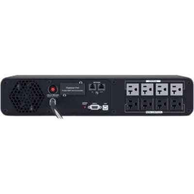 UPS de 2000 VA/1200 W, Topología Línea Interactiva, Entrada 120 Vca NEMA 5-20P, Onda Senoidal Pura, Rack 2 UR, Con 8 Tomas NEMA 5-20R