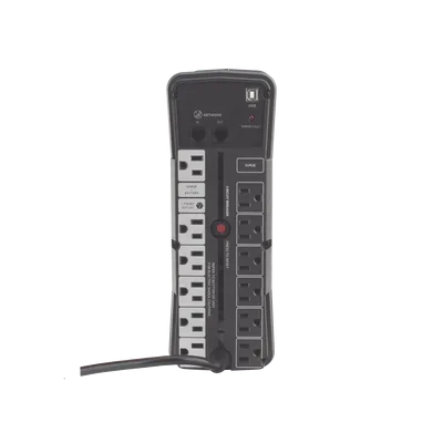 UPS Línea Interactiva / 1500 VA / 1000 W / Onda Senoidal Pura / 13 Salidas NEMA 5-15R / AVR 86-148 Vca / USB / RGB