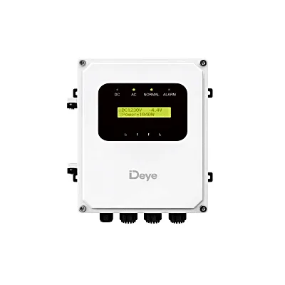 Bomba Solar Sumergible / 3000W(4HP) / Controlador Híbrido AC/DC / 136-264VAC / 108-403VDC / Motor PMSM / Acero Inoxidable AISI 304