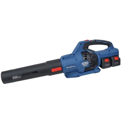 Sopladora Inalámbrica / 20V+20V / 6.0 Ah / Motor Sin Escobillas 1100 W / 650 CFM / 62 m/s / 6 Velocidades + Turbo / 1.9 kg