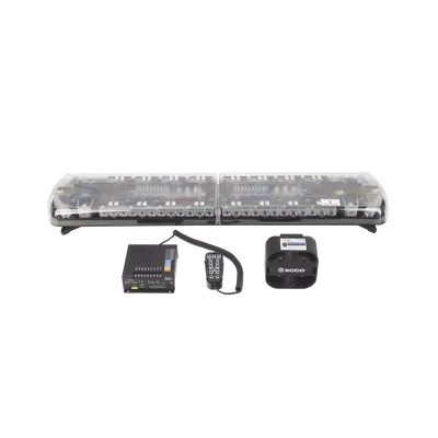 Kit de Sirena Vehicular / Barra de Luces 48 in (121.9 cm) / 130 LED / Dual Color / 100 W / 48 Patrones / SAE J1849