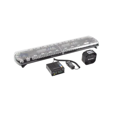 Kit de Sirena Vehicular / Barra de Luces 48 in (121.9 cm) / 130 LED / Dual Color / 100 W / 48 Patrones / SAE J1849