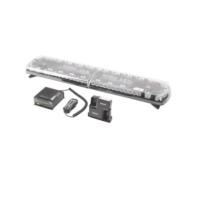 Torreta LED Vehicular / 48 pulgadas / 130 LED / Dual Color / 48 Patrones de Destello / Aluminio y Policarbonato