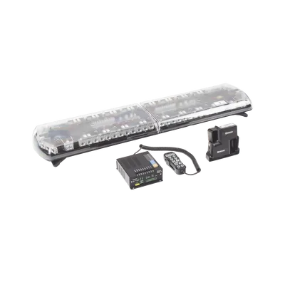 Torreta LED Vehicular / 48 pulgadas / 130 LED / Dual Color / 48 Patrones de Destello / Aluminio y Policarbonato
