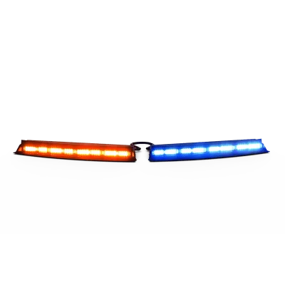 Barra de Luces Interior Tipo Visera / Tricolor Rojo/Azul/Blanco / 144 LED / 12-24V / SAE Class I / Sin Bracket