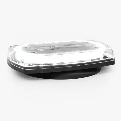 Minibar LED / 10 Pulgadas / 48 LEDs / 91 Patrones de Destello / 12-24 VDC / Base Magnética / Lente Transparente