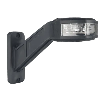 Luz Auxiliar LED / Tipo Bandera Lateral Derecha / Policarbonato y Caucho / 12-24 V / IP67 / Cable 30 cm