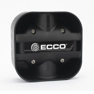 Bocina Compacta de Uso Rudo / 100 Watts / 11 Ohms / Montaje Universal / SAE J1849 / California Title 13