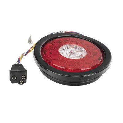 Plafón Circular Trasero / 16 LED / Rojo/Blanco/Ámbar / 5.4 Pulgadas / IP67 / 12-24 V / SAE Class I