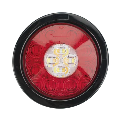 Plafón Circular Trasero / 16 LED / Rojo/Blanco/Ámbar / 5.4 Pulgadas / IP67 / 12-24 V / SAE Class I