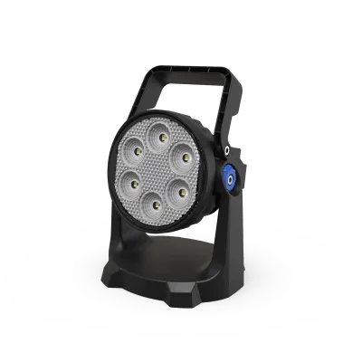 Lámpara de Trabajo LED / 600 Lúmenes / Batería Recargable 3-4 h / Carga USB-C / Base Magnética / IP67
