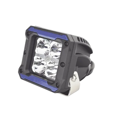 Luz de Trabajo LED / 4950 Lúmenes / 9 LEDs 10W / 12-24 VCD / IP67 / Soporte Articulado Acero Inoxidable