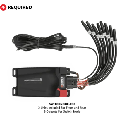 Módulo de Nodo de Interruptores / 8 Salidas de Iluminación / Plug-and-Play / Integración con Sirenas Z3 y SIB