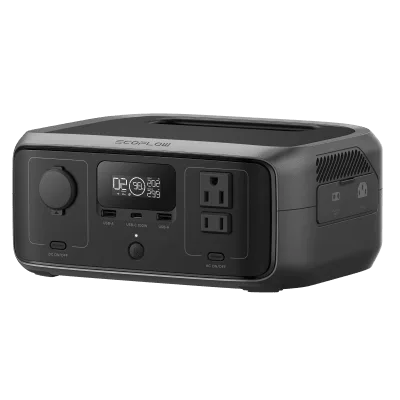 Estación de Energía Portátil / 245 Wh / 2 Salidas AC 300 W (Ráfaga 550 W) / USB-C PD 100 W / Carga 0-100% en 60 min / Wi-Fi y Bluetooth / Carga Solar 110 W