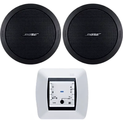 Kit de Audio Residencial | Mando Bluetooth EGI 121010H + Par de Bocinas de Techo BOSE FS2C | 2+2W RMS | 16Ω