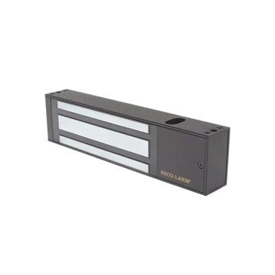 Kit de Control de Acceso / Chapa Magnética 1200 lbs (545 kg) / Montaje en U para Puerta de Cristal / Aluminio Anodizado / Uso Interior / UL
