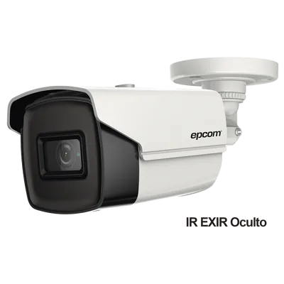 Bala TURBOHD 4K (8 Megapixeles) / Gran Angular 102º  / Lente 2.8 mm / Exterior IP67 / IR EXIR 60 mts / dWDR
