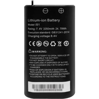 Batería Li-ion para tester de Video | Compatible con TPTURBOLITE y TPTURBOLITE (8K) | 7.4 V CC | 3350 mAh | 24.79 Wh | Voltaje de Carga 8.4 Vcc | 115 g (0.25 lb) | 74x38x21 mm (2.91x1.49x0.82 in) | N