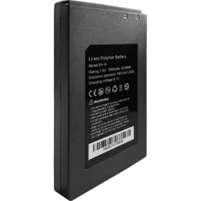Batería Li-ion 7.6V para tester de Video | Compatible con TPTURBO8K y TPTURBO8KPLUS | 7800mAh 59.28Wh | Voltaje de Carga 8.7V | Dimensiones 122x74x14 mm (4.8x2.91x0.55 in) | Peso 260 g (0.57 lb) | Est