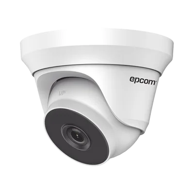 Turret TURBOHD 2 Megapixel (1080p) / Lente 2.8 mm / 50 mts IR EXIR / Exterior IP66 / METAL / Ultra Baja Iluminación / 4 Tecnologías
