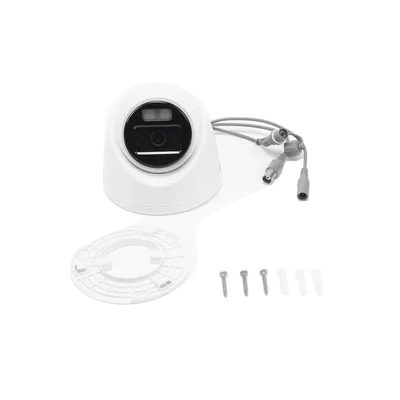Turret TURBOHD 3K (5 Megapixel) / Lente 3.6 mm / Micrófono Integrado / Imagen a Color 24/7 (ColorVu) / 40 mts Luz Blanca / Exterior IP67 / dWDR / 4 Tecnologías