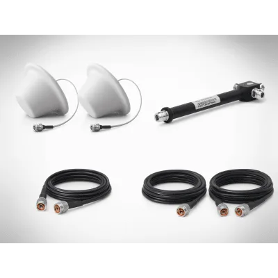 Kit de Expansión de Antenas / 2 Domos / Divisor 3 Salidas / Jumpers 3 m (9.8 ft) y 15 m (49.2 ft)