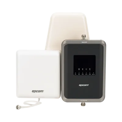Amplificador Celular 5G / Penta Banda 700-2600 MHz / 70 dB Ganancia / Cobertura 600 m² (6458.3 ft²) / 2G 3G 4G 5G / Sin Configuración