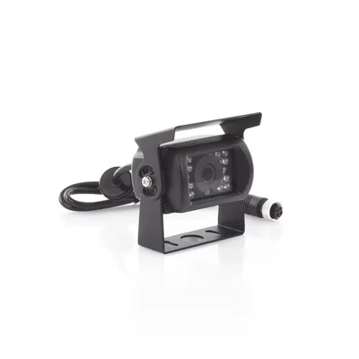 Cámara Análoga Vehicular / IR CMOS / 18 LEDs / IP69K / Exterior / Kit Reversa