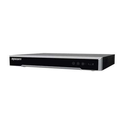 DVR 8 Canales 4K TurboHD (Con Firmware) / 8 Megapixel / 1 Bahía de Disco Duro / 4 Canales de Audio / 8 Entradas de alarma / Videoanálisis