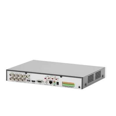 DVR 8 Canales 4K TurboHD + 8 Canales IP/ 8 Megapixel / Acusense / Audio por Coaxitron/ 1 Bahía de Disco Duro / 4 canales de audio / 8 Entradas de Alarma / 4 Salida de Alarma / H.265+