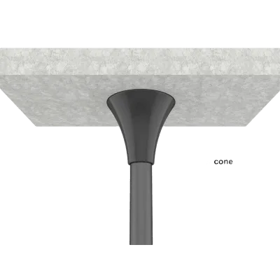 Soporte de Montaje Industrial / Pantallas 32"-65" / Capacidad 50 kg / VESA 100x100-600x400 mm / Extensión 680 mm / Tubo 51 mm / Altura 3100 mm (10.2 ft)