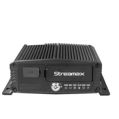 DVR Móvil / 4 Canales AHD + 2 Canales IP / H.265 / Chip IA Embebido / 4G + GPS / Almacenamiento Micro SD 1 TB + SSD M.2 2 TB
