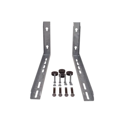 Base Mini Split / Montaje en Pared / Acero Galvanizado / Ajustable / 1 a 3 Ton / 542 x 46 x 235 mm